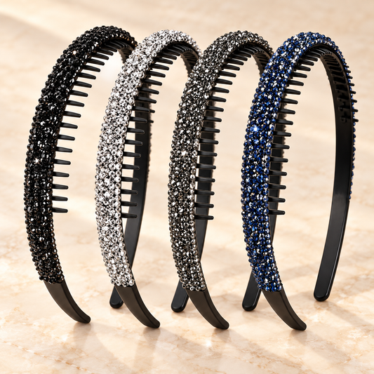 Ruchelora Rhinestone Teeth Headband