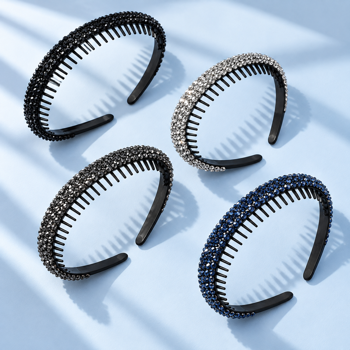 Ruchelora Rhinestone Teeth Headband