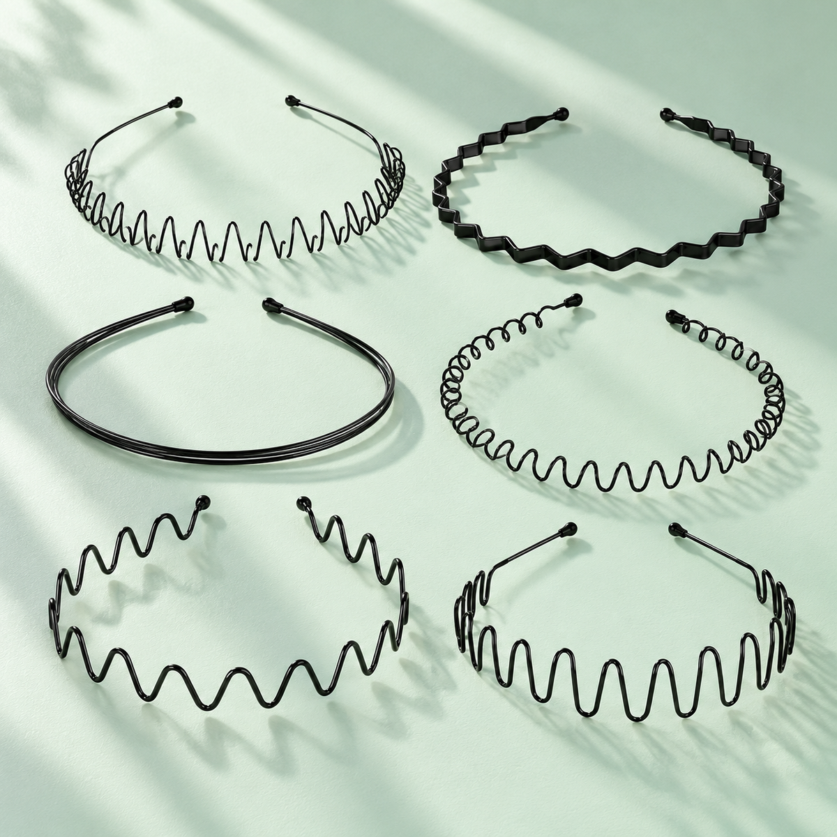 Ruchelora Metal Wave Hair Bands