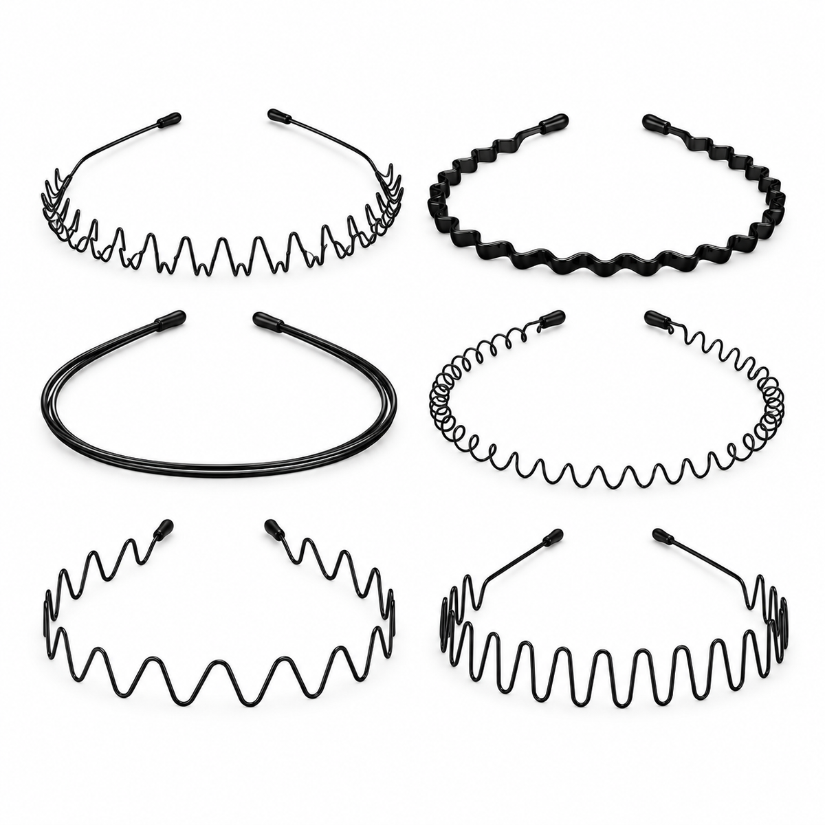 Ruchelora Metal Wave Hair Bands